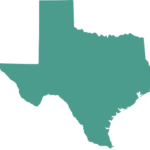 Icon in the shape of the state of Texas